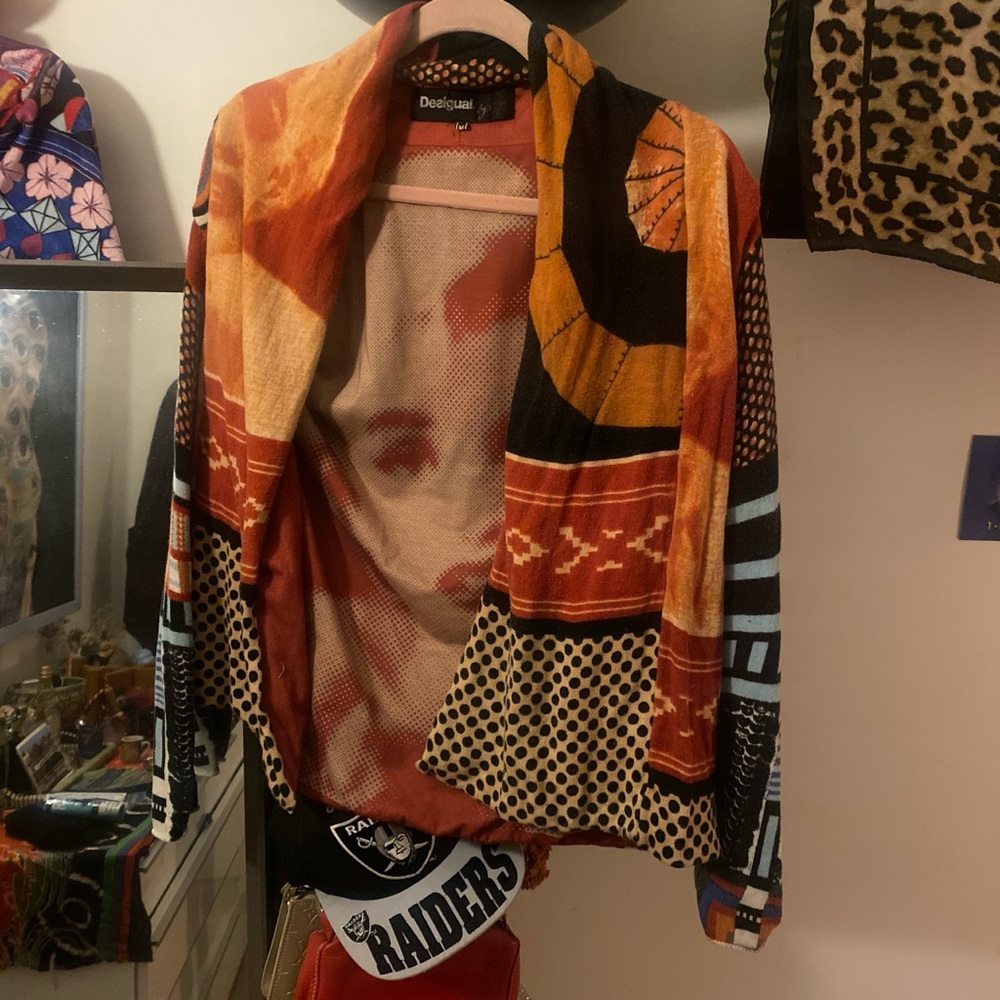 Desigual Women's Artistic Patchwork Blazer